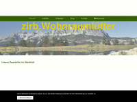 zirb-luft.ch Webseite Vorschau