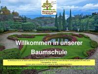 baumschule-bernried.de Webseite Vorschau