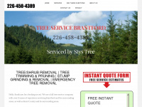 treebrantford.ca Webseite Vorschau