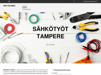 sahkotyottampere.fi Webseite Vorschau