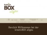 kreativbox-allgaeu.de Webseite Vorschau