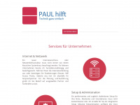 paulhilft.com Webseite Vorschau