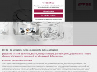 effbe-antivibrazione.it Webseite Vorschau