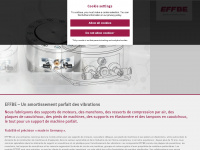 effbe-antivibration.fr Webseite Vorschau