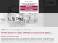 effbe-antivibration.es Webseite Vorschau