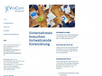 viacare-management.de Webseite Vorschau