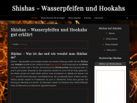 shishas.info Webseite Vorschau