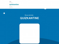 quizkantine.de Webseite Vorschau