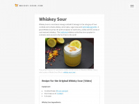 whisky-sour.com Webseite Vorschau
