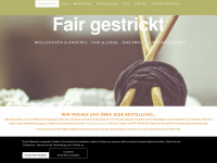 fairgestrickt.ch Webseite Vorschau