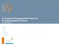johanniskirche-plauen.de Webseite Vorschau