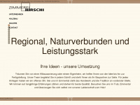 zimmereihirschi.ch Webseite Vorschau