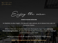 weitblick-eventlocation.de Webseite Vorschau