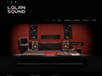 lolan-sound.at Webseite Vorschau