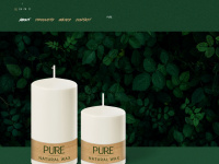 pure-candle.de Webseite Vorschau
