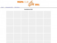 vespaclubzell.ch Webseite Vorschau