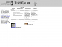 totenmasken.com Webseite Vorschau