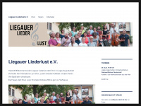 liegauer-liederlust.de Webseite Vorschau
