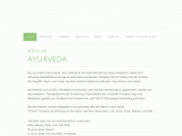 vanessarahel-ayurveda.ch Webseite Vorschau