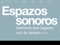 espazossonoros.org Webseite Vorschau