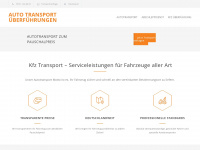 auto-transport-ueberfuehrung.de Webseite Vorschau