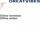 greatvibes.at Webseite Vorschau