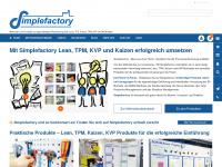 simplefactory.de Webseite Vorschau