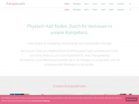 therapiewerk.at Webseite Vorschau