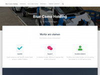 blue-camo-holding.de Webseite Vorschau