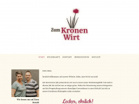kronen-wirt.de Webseite Vorschau