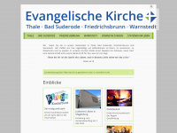 pfarrbereich-thale.de Webseite Vorschau