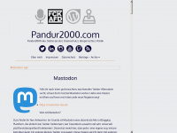 pandur2000.com Webseite Vorschau