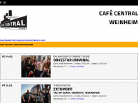 cafecentral.de Webseite Vorschau
