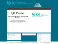 kjg-passau.de Webseite Vorschau