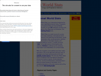 internetworldstats.com Webseite Vorschau
