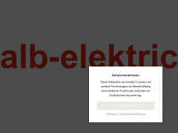 alb-elektric.de Webseite Vorschau