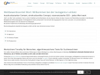 textagentur.um-satz.de Webseite Vorschau