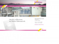 biehler-elektrotechnik.com Webseite Vorschau