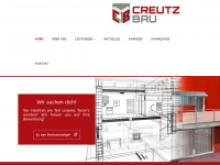 creutz-bau.de Webseite Vorschau