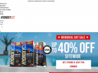 hydroxycut.com Webseite Vorschau