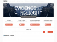 evidenceforchristianity.org Webseite Vorschau