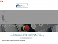 piconorm.info Webseite Vorschau
