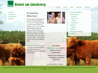 biohof-am-jakobsweg.de Webseite Vorschau