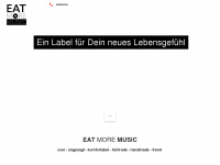 eatmoremusic.de Webseite Vorschau