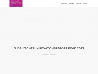 innovationsreport-food.de Webseite Vorschau