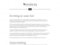 ariada.ch Webseite Vorschau
