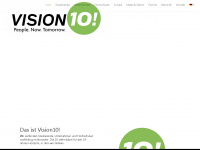 vision10.org Webseite Vorschau