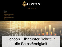 lioncon.ch Webseite Vorschau