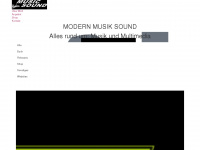 modern-music-sound.de Webseite Vorschau