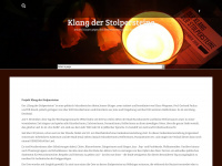 klang-der-stolpersteine.de Webseite Vorschau
